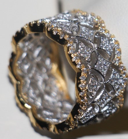 Zircon Ring Fashion Star Jewelry Daily Wear